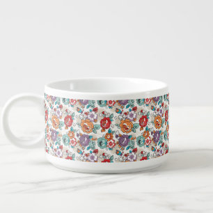 Abstract Elegance floral pattern 5 Bowl