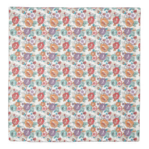 Abstract Elegance floral pattern 5 Duvet Cover