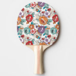 Abstract Elegance floral pattern 5 Ping-Pong Paddle