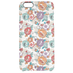 Abstract Elegance floral pattern 5 Clear iPhone 6 Plus Case