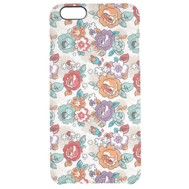 Abstract Elegance floral pattern 5 Uncommon iPhone Case (Back)