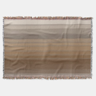 Abstract Elegance - Gradient of Bruns Tons Throw Blanket