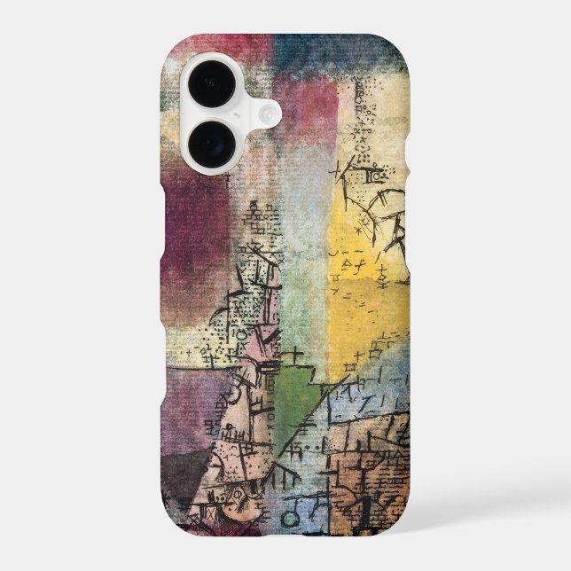 Abstract Elegance: Paul Klee Case-Mate iPhone Case (Back)