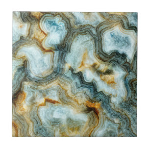 Abstract  Elegant Agata Ceramic Tile