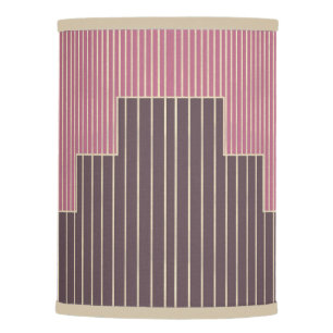 Abstract, elegant design, geometric, lines lamp shade