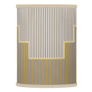 Abstract, elegant design, geometric, lines lamp shade