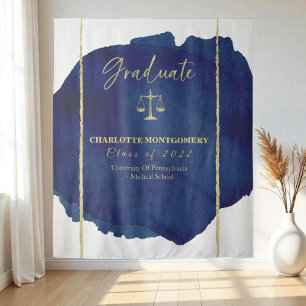 Abstract Elegant Law School Graduation Backdrop
