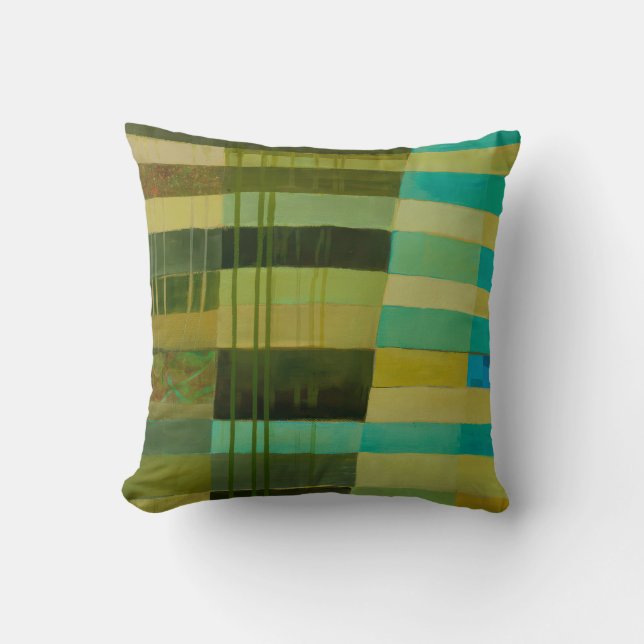 Abstract Elegant mixed Colorful painting pattern  Throw Pillow (Front)
