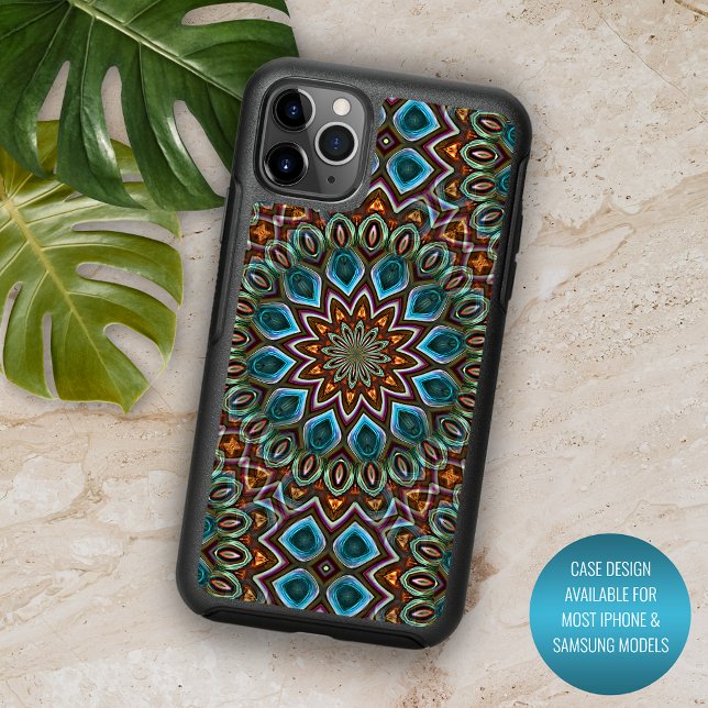 Abstract Elegant Modern Bohemian Mandala Art Otterbox iPhone Case (Creator Uploaded)