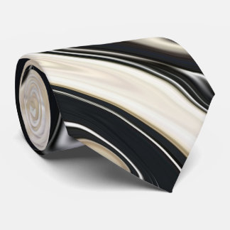 Abstract elegant retro colors digital fluid textur neck tie