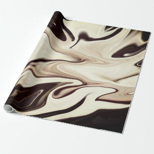 Abstract elegant retro colors digital fluid textur wrapping paper