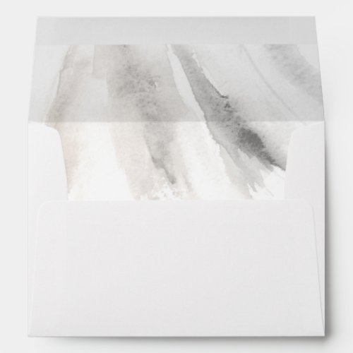 Abstract Elegant Soft Watercolor Wash Envelope