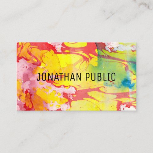 Abstract Elegant Template Professional Modern Business Card