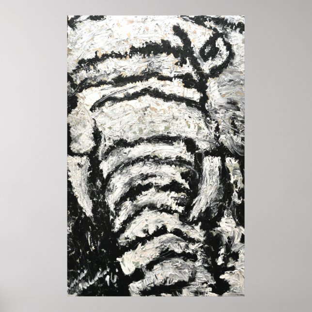 Abstract Elephant Poster (Front)
