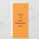 Abstract Elk Head Bookmark Rack Card (Back)
