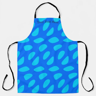 Abstract Ellipse Pattern All-Over Print Apron