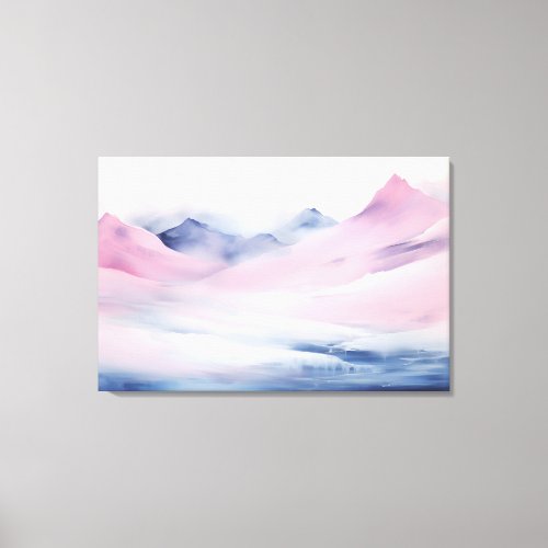 Abstract Emotional Landscape Canvas Print