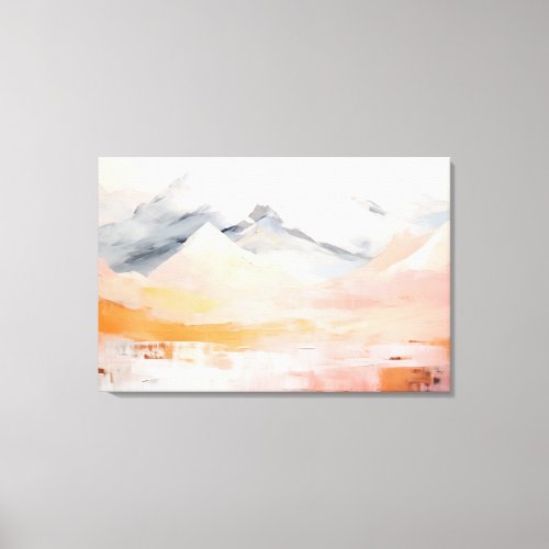 Abstract Emotional Landscape Canvas Print