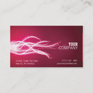 Abstract energy burst business card