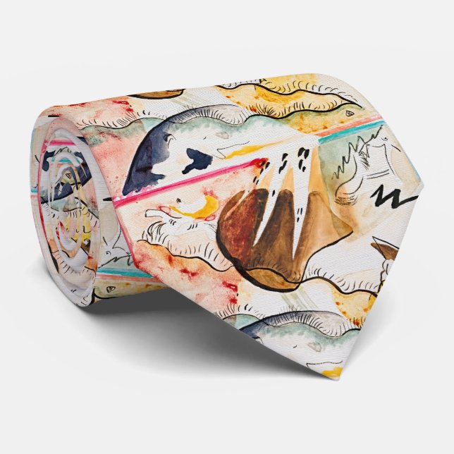 Abstract Energy – Controlled Chaos Neck Tie (Rolled)