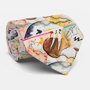 Abstract Energy – Controlled Motion Neck Tie