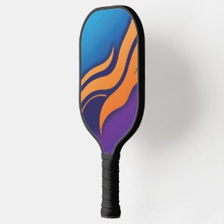 Abstract Energy Wave Pickleball Paddle