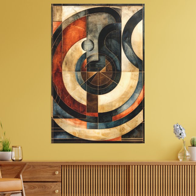 Abstract Essence Canvas Print (Insitu(LivingRoom))