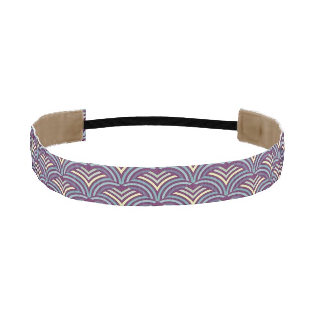 Abstract ethnic background 2 athletic headband (Front)