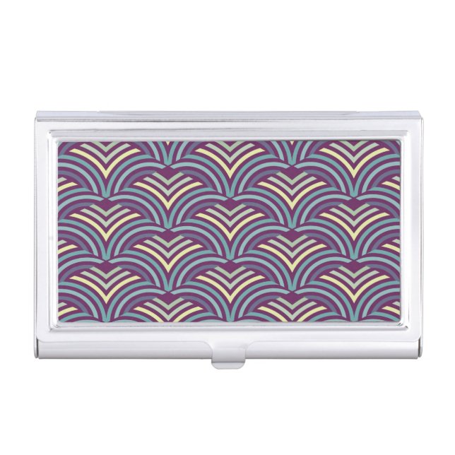 Abstract ethnic background 2 business card holder (Front)