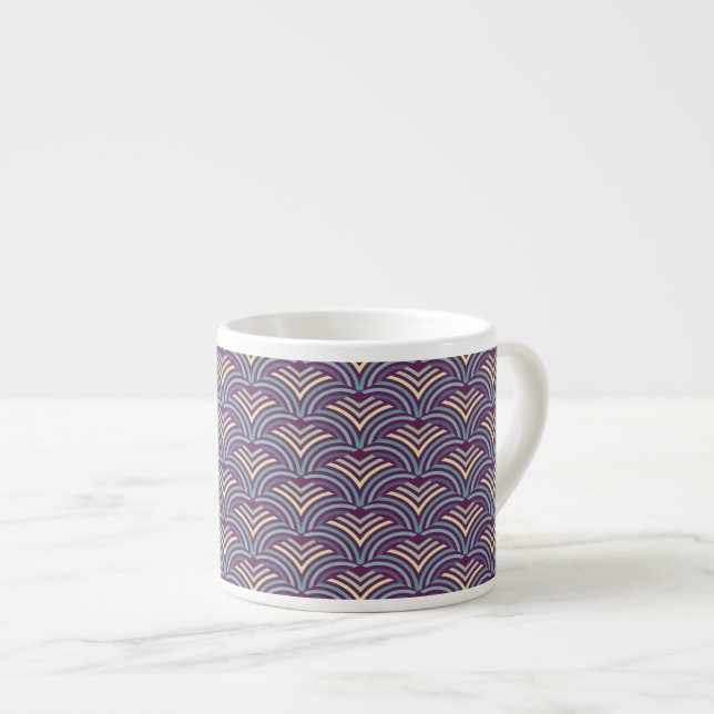 Abstract ethnic background 2 espresso cup (Front Right)