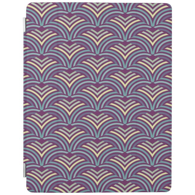 Abstract ethnic background 2 iPad smart cover (Front)