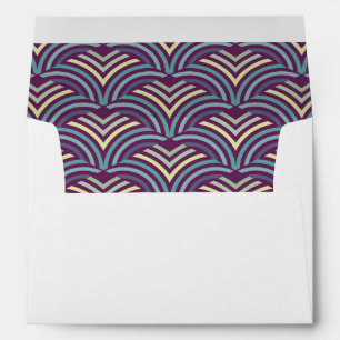 Abstract ethnic background envelope