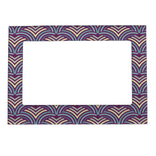 Abstract ethnic background magnetic frame