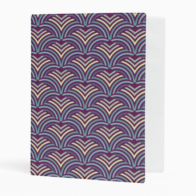 Abstract ethnic background mini binder (Front/Inside)