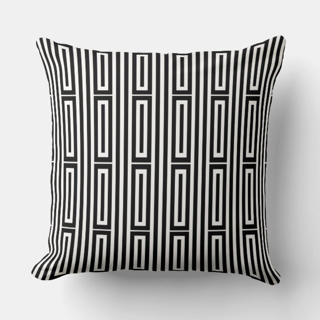 Abstract ethnic background throw pillow (Front)
