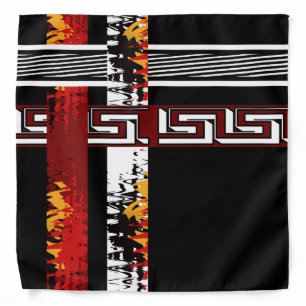 Abstract , ethnic, creative bandana