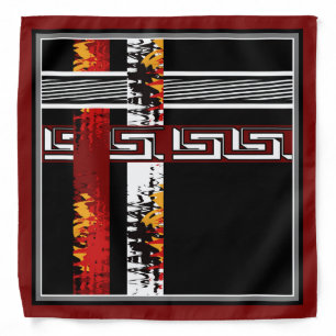 Abstract , ethnic, creative bandana