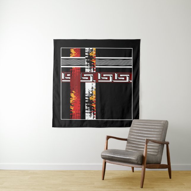 Abstract , ethnic, creative tapestry (In Situ)