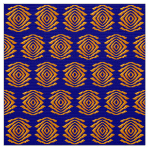 Abstract Ethnic Geometric African Pattern Fabric