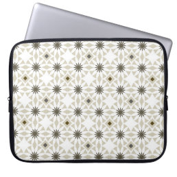 Abstract ethnic geometric patterns design backgrou laptop sleeve