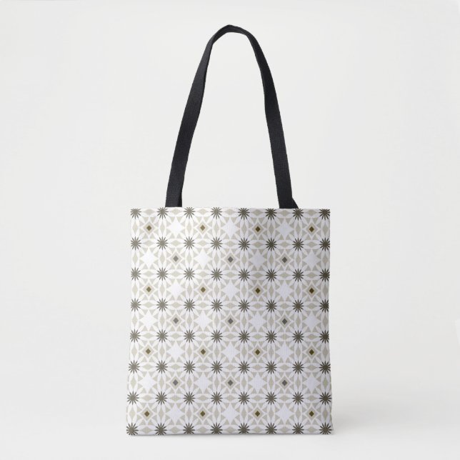 Abstract ethnic geometric patterns design backgrou tote bag (Front)