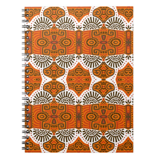 Abstract Ethnic vintage Seamless Pattern. Trendy b Notebook (Front)