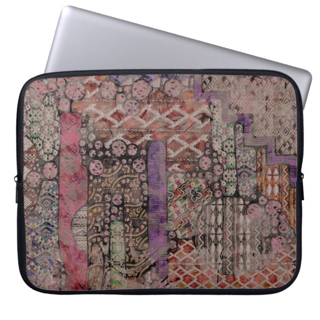 Abstract Ethno Pattern - Folklore Art 1 Laptop Sleeve (Front)