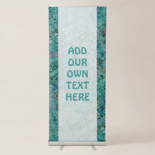 Abstract Ethno Pattern - Folklore Art 2 Retractable Banner