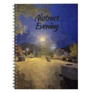 Abstract Evening Notebook