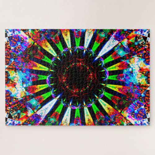 Abstract Explosion Jigsaw Puzzle