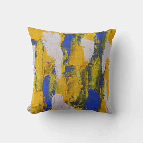 Abstract Expression 10 by Michael Moffa Throw Pillow