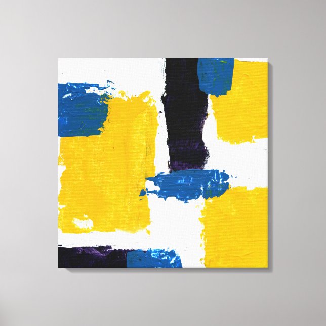 Abstract Expression #2 by Michael Moffa Canvas Print (Front)