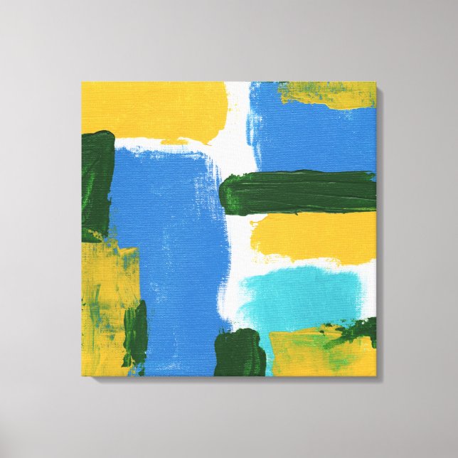 Abstract Expression #3 by Michael Moffa Canvas Print (Front)