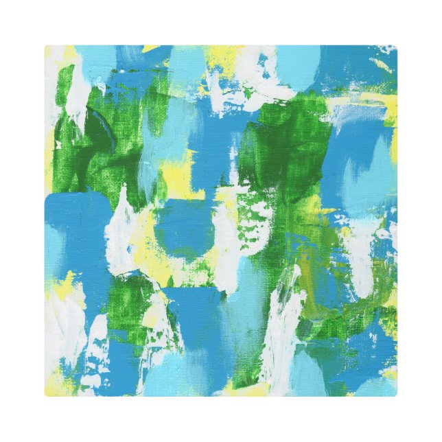 Abstract Expression #5 by Michael Moffa Metal Print (Front)